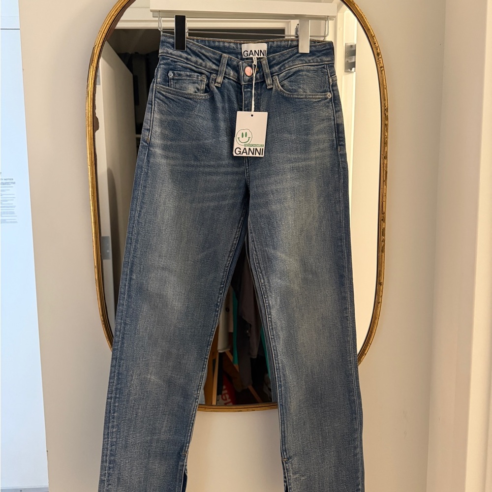 GANNI Women's Blue Jeans